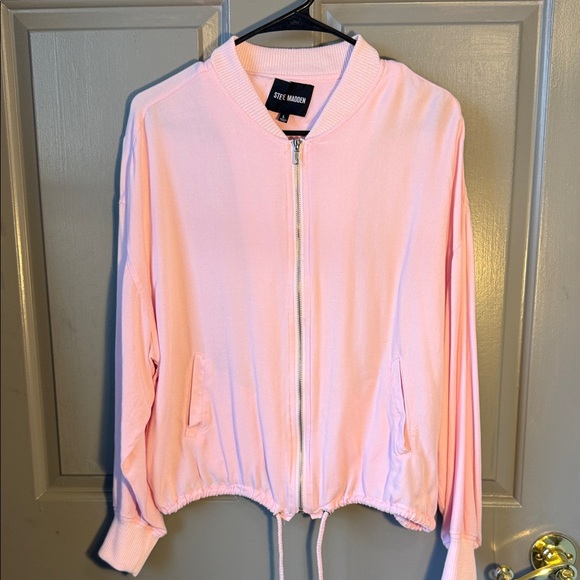 Steve Madden Jackets & Blazers - Steve Madden Light Pink Bomber Jacket